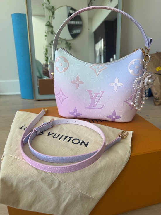 Louis Vuitton Handbags - Louis Vuitton Pastel Pink Lavender Monogram Hobo Shoulder Bag